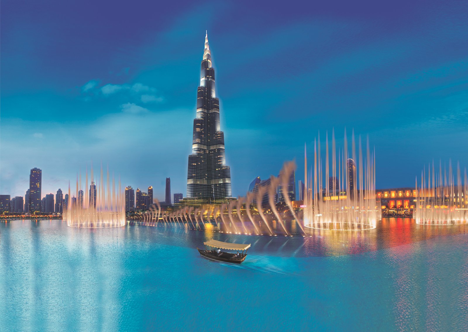 Dubai Fountain Lake Ride