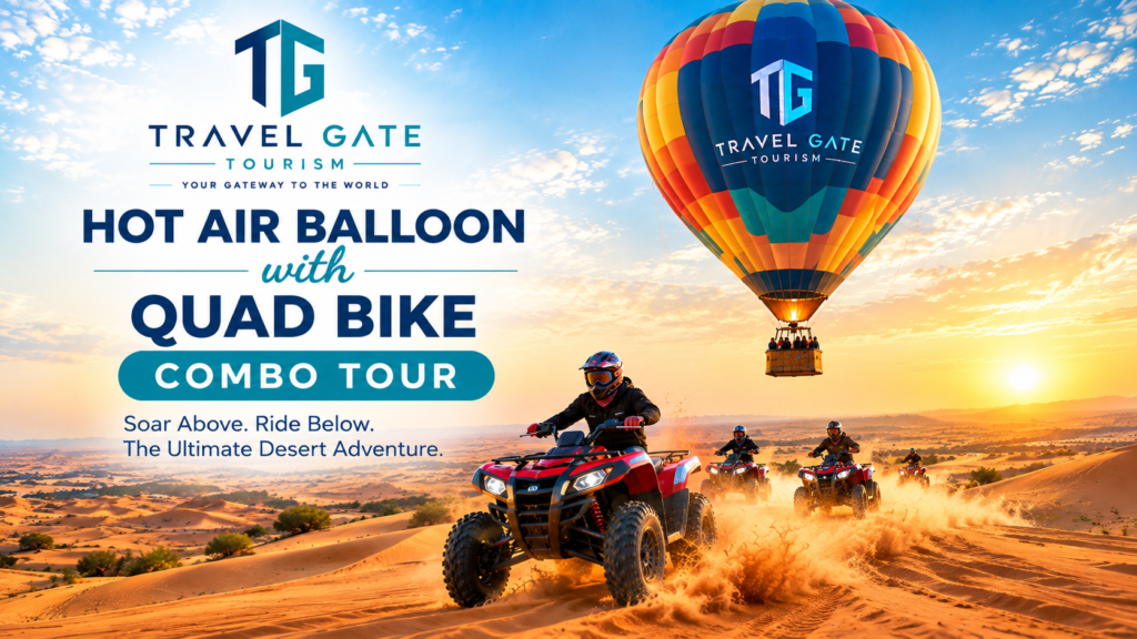 Hot Air Balloon with Quad Bike Combo Tour