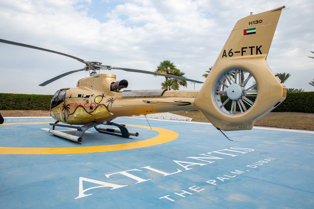Helicopter Tours Dubai from Falcon-Sharing