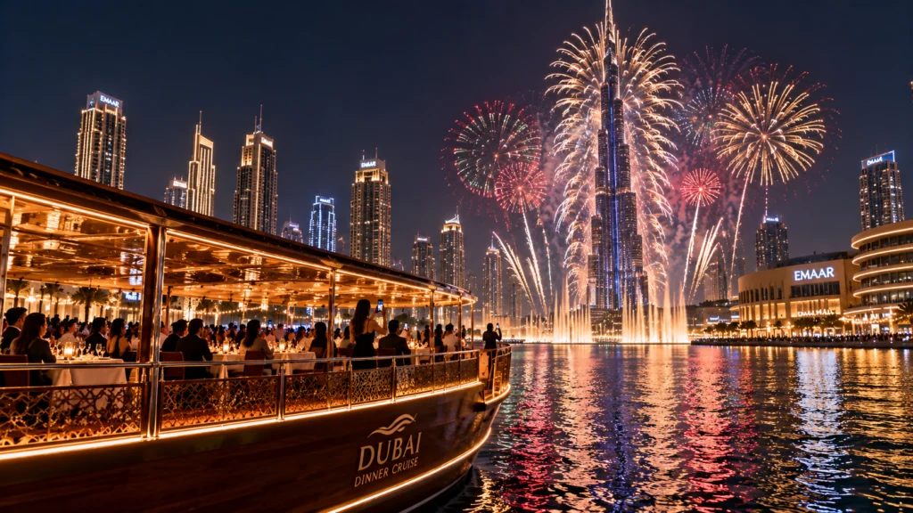 Burj Khalifa Fireworks New Year Cruise